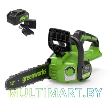 Аккумуляторная пила Greenworks GD24CS30K4 2007007UB (с 1-им АКБ 4 Ач)